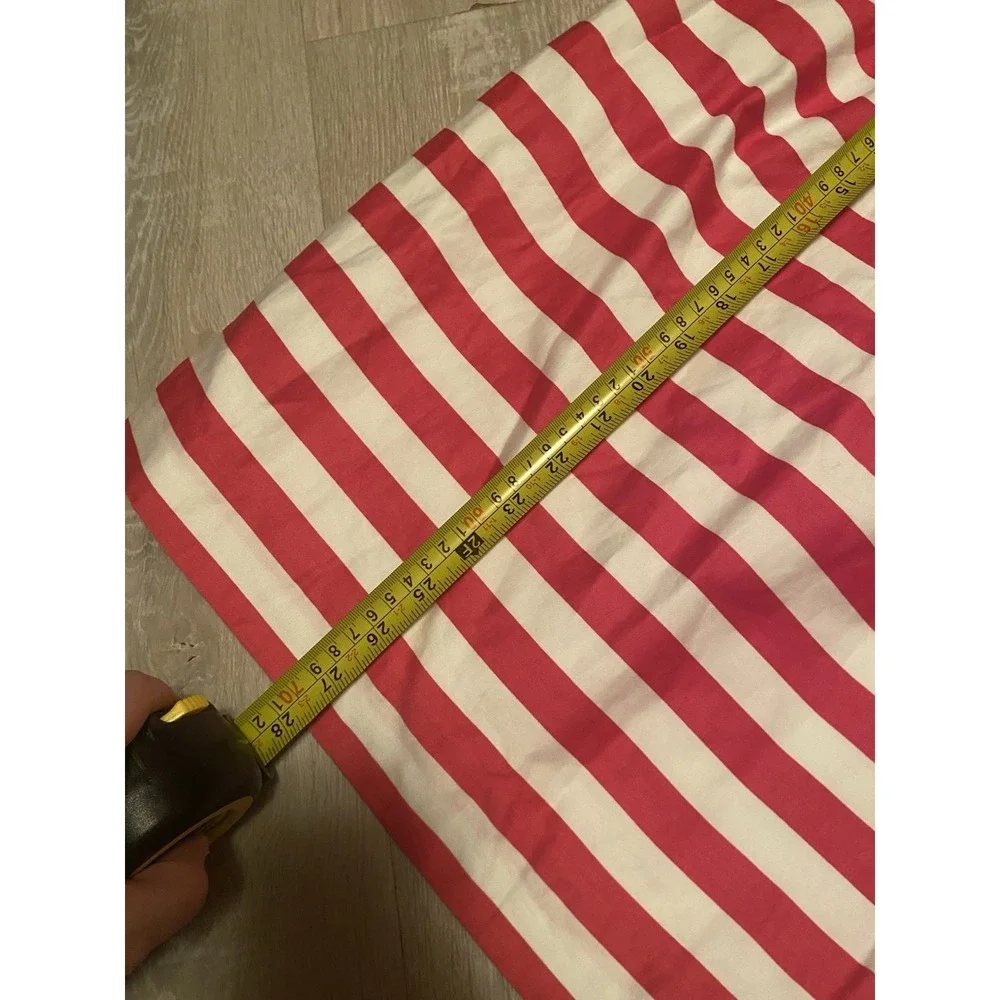Lilly Pulitzer Maybell Dress Azalea Pink Stripe Size 2 Strapless Peplum Ruffle - Picture 13 of 14